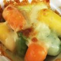 ＠げん's cooksnap of when they made シーセージのごろっとじゃがいもグラタン.