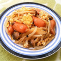 えれぼん's cooksnap of when they made 簡単っす！もやしめじのウインナー卵炒め.