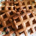 terks's cooksnap of when they made チョコチップ＊アメリカンワッフル.
