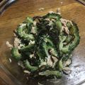 tayuko310's cooksnap of when they made ゴーヤとツナの塩昆布和え.