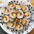 creamyjery's cooksnap of when they made 簡単♡韓国のり巻き キンパプ♡巻き寿司.