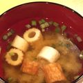 ChunChun☆≡'s cooksnap of when they made 風邪予防。ねぎと竹輪のとろとろ味噌汁.