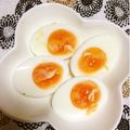 ぽぽきゅ's cooksnap of when they made 簡単おつまみ☆茹で卵のにんにく塩麹漬け.