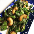 kohauni's cooksnap of when they made 甘唐辛子とちくわの醤油炒め.