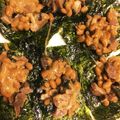＊にょにょん＊'s cooksnap of when they made かつおno塩たたき☆ネバネバ納豆のっけ♪.