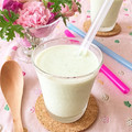 onaona's cooksnap of when they made ほっこり(*˘︶˘*)豆腐ずんだシェイク.