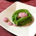 misatona's cooksnap of when they made アボカドに✤ピンクのゆかりソース✤.