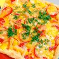Cook★Robin's cooksnap of when they made あと一品！ケチャマヨかにかま★油揚げピザ.