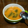 宝美空's cooksnap of when they made 簡単　小松菜　椎茸　舞茸の　ピリ辛スープ.