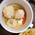 ♡のんちゃ♡♡'s cooksnap of when they made 鶏団子のピリ辛味噌スープ.