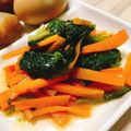ピヨみ's cooksnap of when they made 小松菜を生で！簡単小松菜サラダ☆.