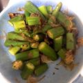 nishimo's cooksnap of when they made 素焼きオクラの生姜醤油和え.