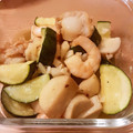 gkaneyama's cooksnap of when they made ホタテとエリンギとズッキーニのアヒージョ.