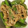 harutama's cooksnap of when they made 簡単！ししとう、えのきの甘炒め.