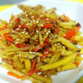 鳥嫁's cooksnap of when they made ＊簡単！秋！さつまいもと人参のきんぴら＊.