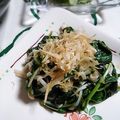 ＴＯＭＯＷＡＴ's cooksnap of when they made モロヘイヤとエノキのおひたし☆.