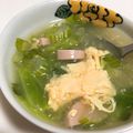 hana_p84's cooksnap of when they made 朝食に♪セロリとキャベツのコンソメスープ.