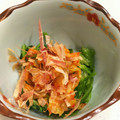 ♡ともりん's cooksnap of when they made あと一品☆キムチとほうれん草のお浸し.