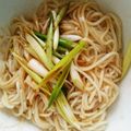 朝はカフェオレ's cooksnap of when they made 卯月製麺「ピリ辛ねぎのまぜそば」.