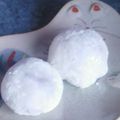 ずん☆★'s cooksnap of when they made もちもち簡単★ブルーベリーレアチーズ大福.