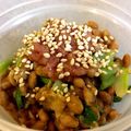 PARNELL's cooksnap of when they made 納豆とチンゲン菜の梅和え.