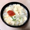 ちかちゃん主婦's cooksnap of when they made 明太餡かけ玉子とじのおうどん.