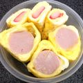 kome0516's cooksnap of when they made お弁当に☆魚肉ソーセージ卵巻き.