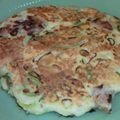 中華街's cooksnap of when they made ネギと長いものフワフワチジミ.