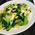 aaaaa_you's cooksnap of when they made チンゲン菜とふんゎ〜り卵の中華風炒め♡.