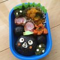 minch＊＊'s cooksnap of when they made 簡単♪黒くまくんおにぎり＊キャラ弁.
