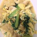 Emirimpool's cooksnap of when they made あと一品 チンゲン菜で卵とじ.