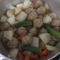 クック9P6O5D☆'s cooksnap of when they made 大根と鶏団子の優しい煮物.