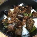 ゆぼ☆'s cooksnap of when they made 麻婆ナス丼.
