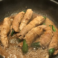 erinyuton's cooksnap of when they made 柚子胡椒香る！万願寺とうがらしの肉巻き.