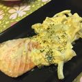 クック8HC8EM☆'s cooksnap of when they made 味噌マヨの生鮭ホイル焼きBBQに絶品.
