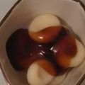 15jamberry's cooksnap of when they made ココナッツづくしの変わりみたらし団子.