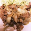 クックS84US3☆'s cooksnap of when they made ☆薄切り肉で簡単！美味しい生姜焼き☆.