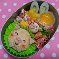 ☆侑彩☆'s cooksnap of when they made キャラ弁☆うずら卵でブタちゃん.
