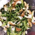 qoouru's cooksnap of when they made レンジで１分！豆苗と竹輪のポン酢和え.