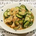 あーこ姐's cooksnap of when they made ＊湯葉＆おじゃこの胡瓜もみ＊.