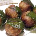 元クマ's cooksnap of when they made ♪フワフワつくね大葉揚げ♪.