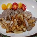 むむみみみ's cooksnap of when they made 牛のバター焼きさっぱりオニオンソース.