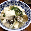 イヌチン's cooksnap of when they made エリンギと豆腐とチンゲン菜の中華風炒め.
