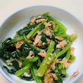 amjkao's cooksnap of when they made こどももぺろっと完食！小松菜のポン酢あえ.