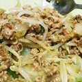 のんびりのんchan's cooksnap of when they made もやしと合びき肉のカレー炒め.