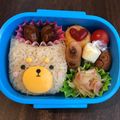 y_u♡'s cooksnap of when they made 干支簡単☆いなり寿司deわんこ☆キャラ弁.