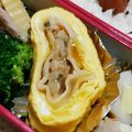 myとんすけ's cooksnap of when they made お弁当に♬残った餃子で卵焼き.