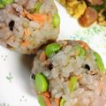 urara♥'s cooksnap of when they made 枝豆鮭チーズで鮮やかおにぎり.