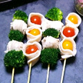 もじゃこてつー's cooksnap of when they made ミニトマトの豚串♡絶品おろしソース.