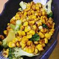 09mik's cooksnap of when they made ブロッコリーとコーンのバター焼き.